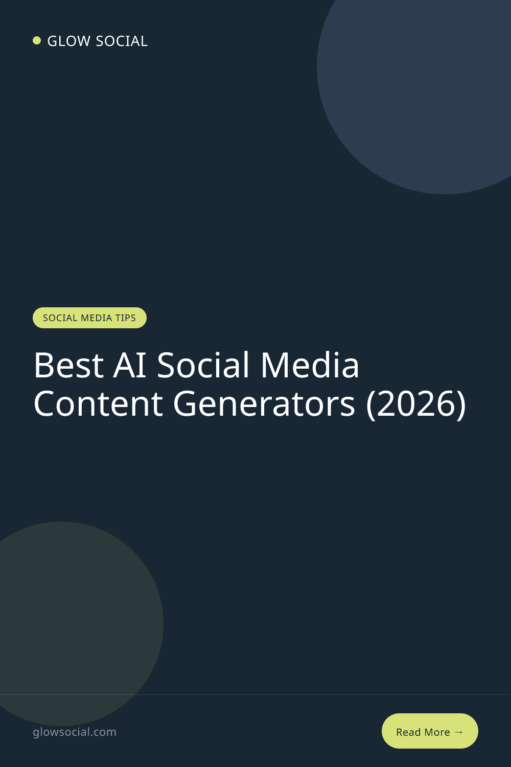Best AI Social Media Content Generators (2026)
