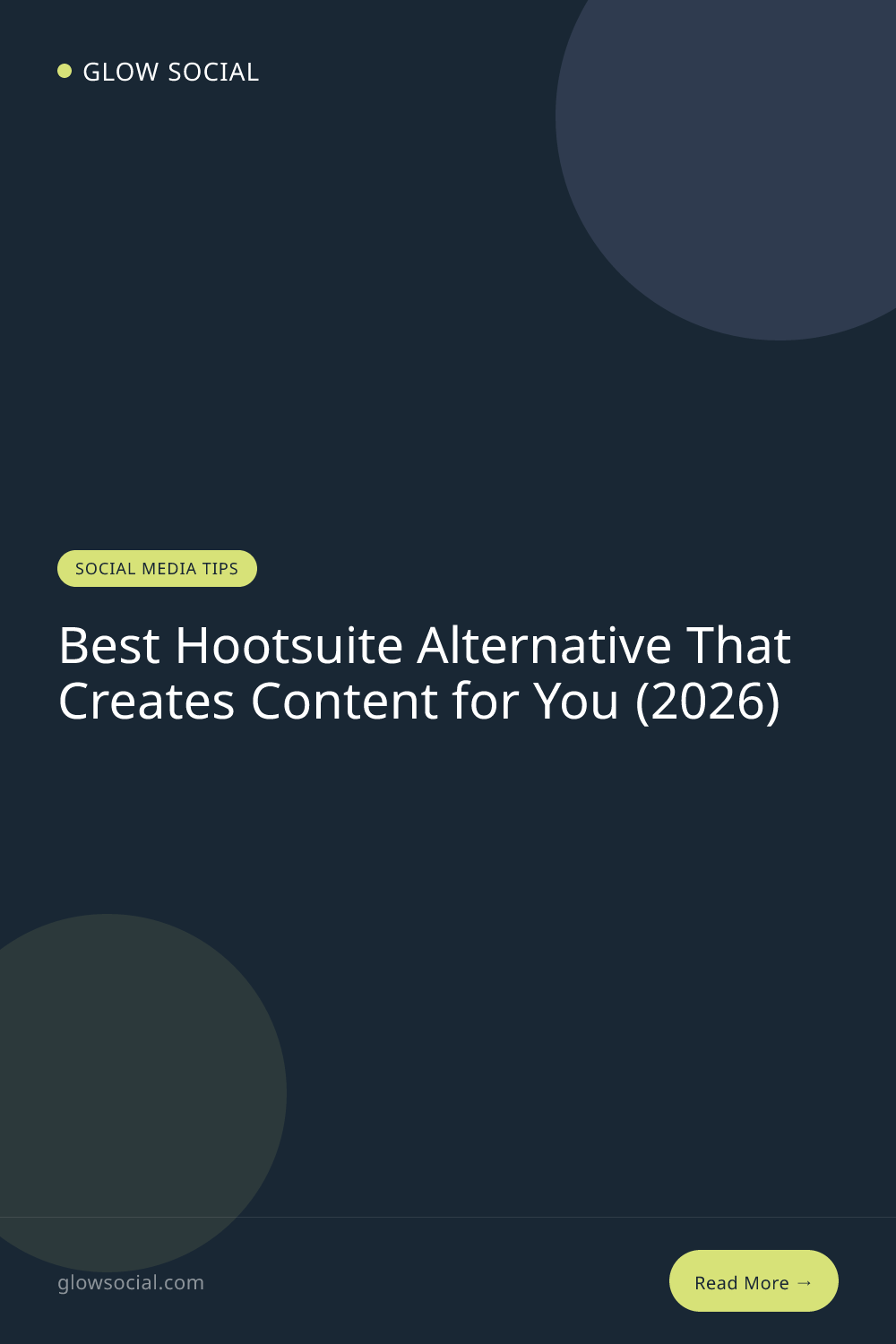 Best Hootsuite Alternative That Creates Content for You (2026)