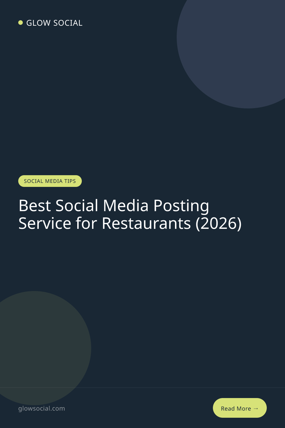 Best Social Media Posting Service for Restaurants (2026)