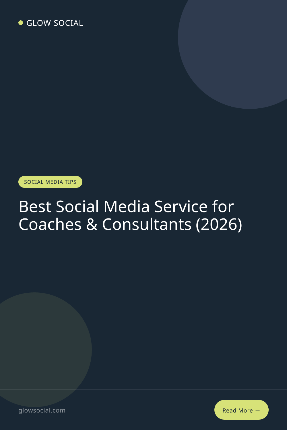 Best Social Media Service for Coaches & Consultants (2026)