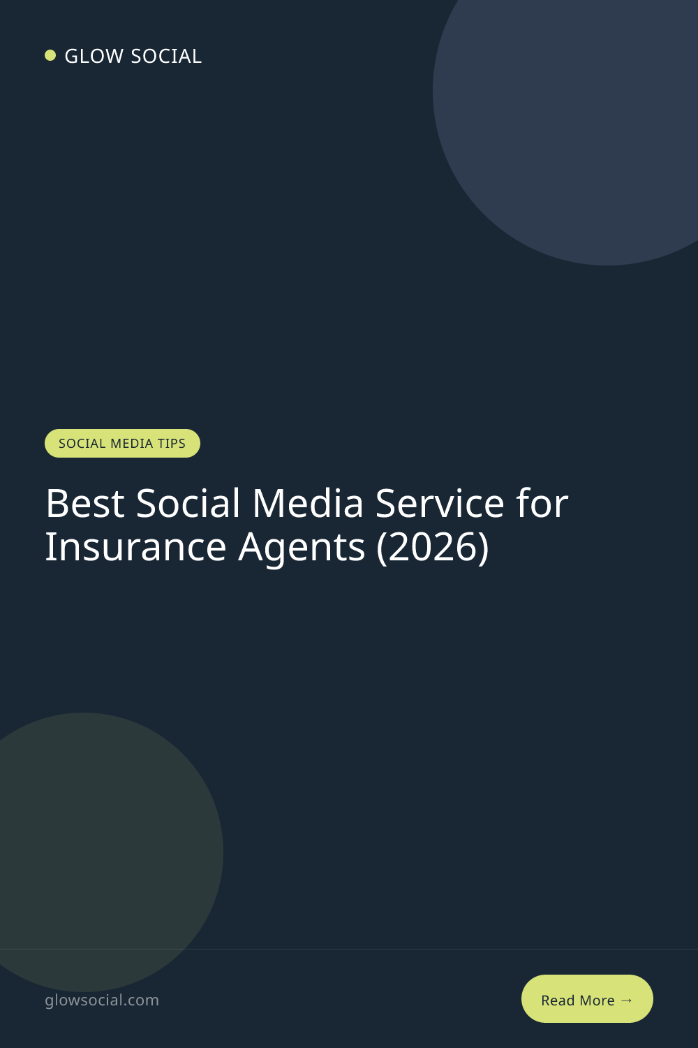 Best Social Media Service for Insurance Agents (2026)