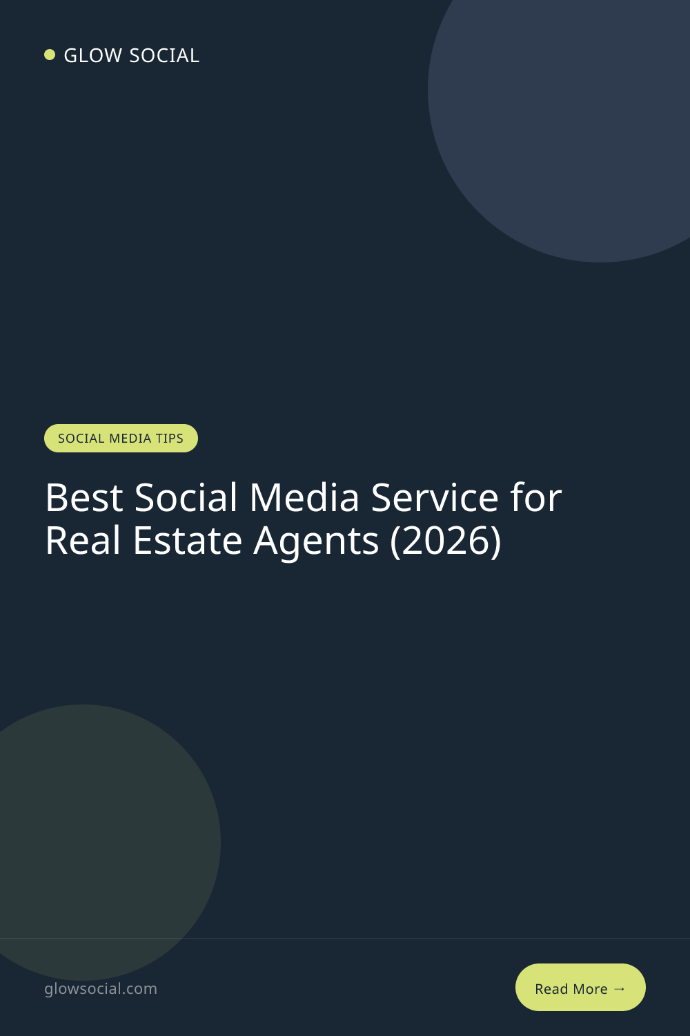 Best Social Media Service for Real Estate Agents (2026)