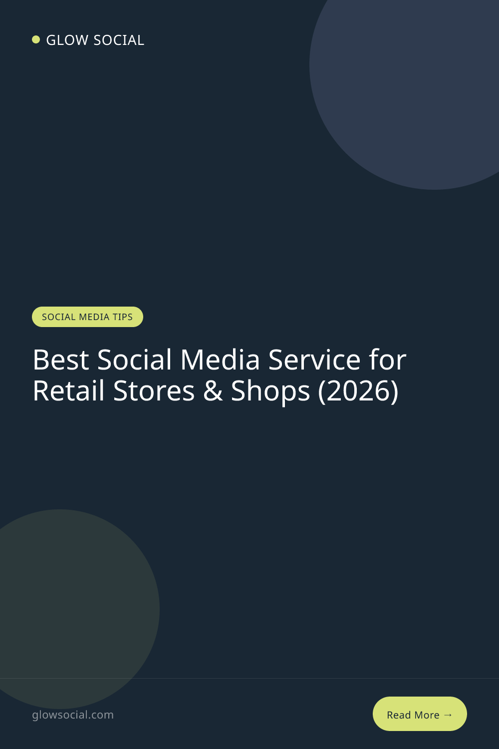 Best Social Media Service for Retail Stores & Shops (2026)