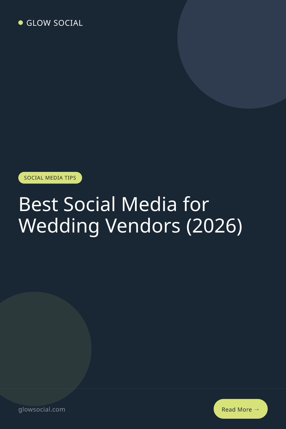 Best Social Media for Wedding Vendors (2026)