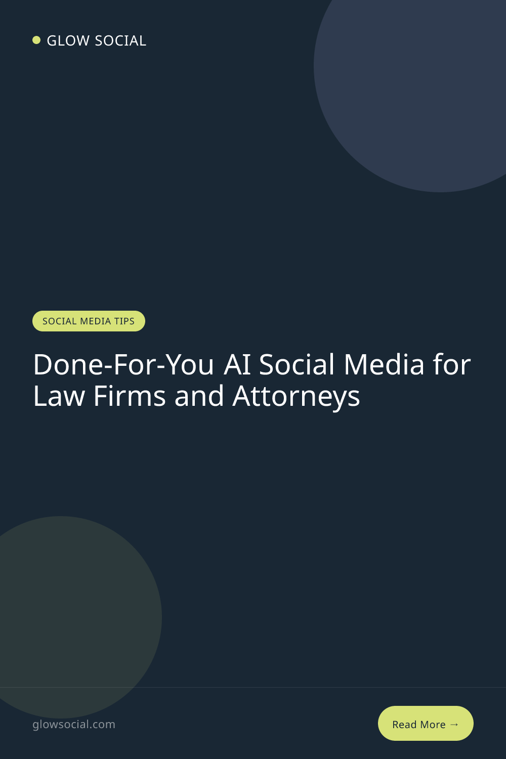 Done-For-You AI Social Media for Law Firms and Attorneys