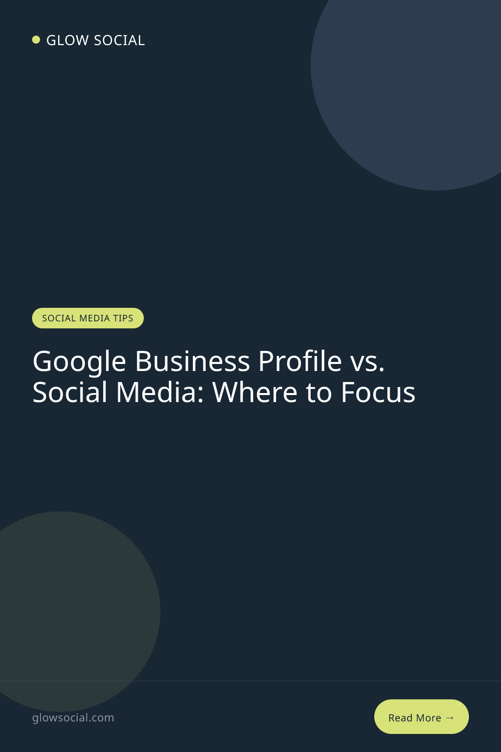Google Business Profile vs. Social Media: Where to Focus