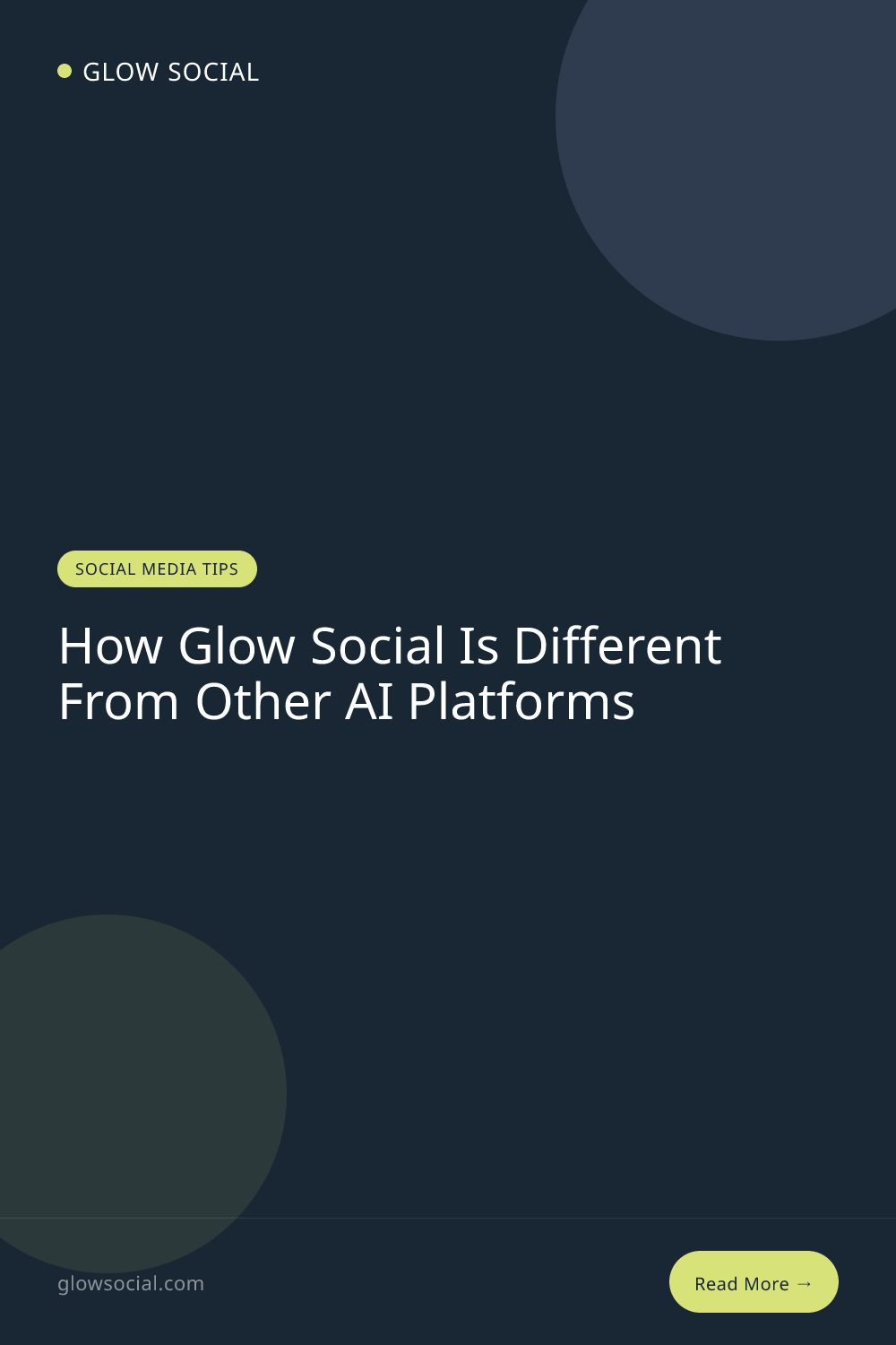 How Glow Social Is Different From Other AI Platforms