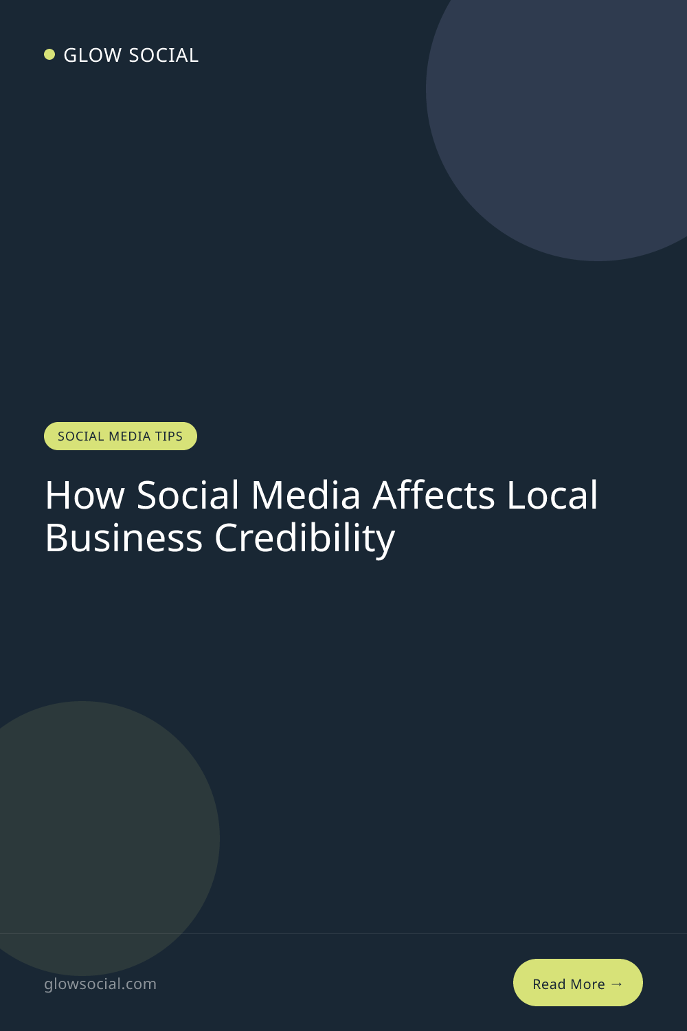 How Social Media Affects Local Business Credibility