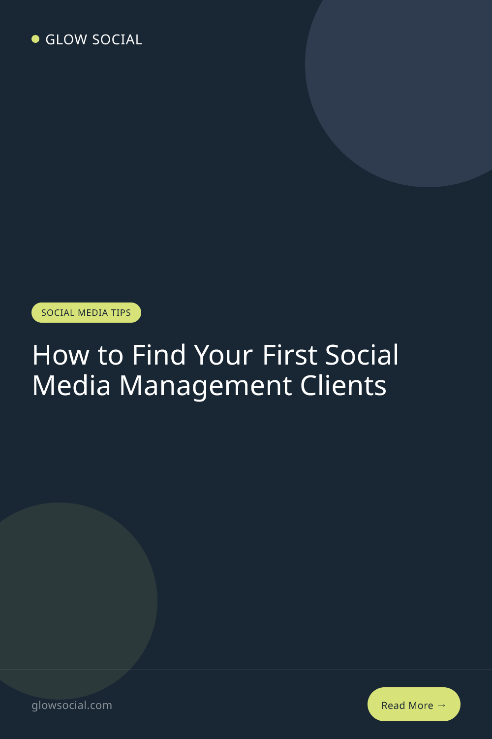 How to Find Your First Social Media Management Clients