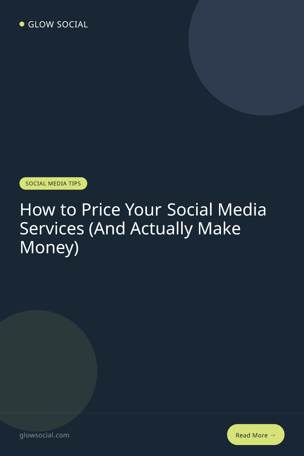 How to Price Your Social Media Services (And Actually Make Money)