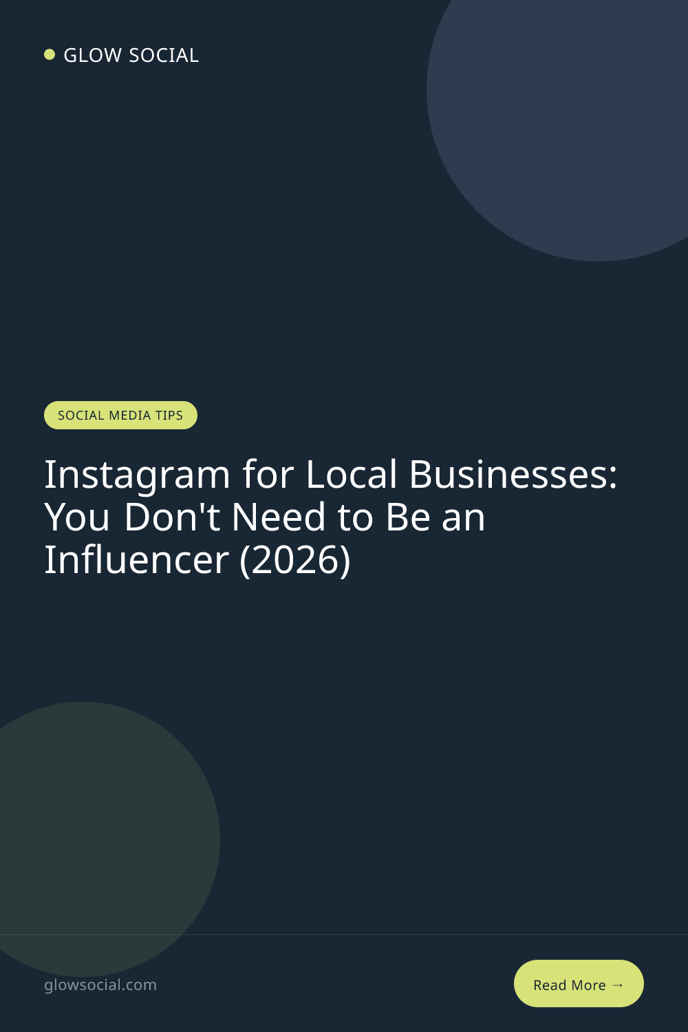 Instagram for Local Businesses: You Don't Need to Be an Influencer (2026)