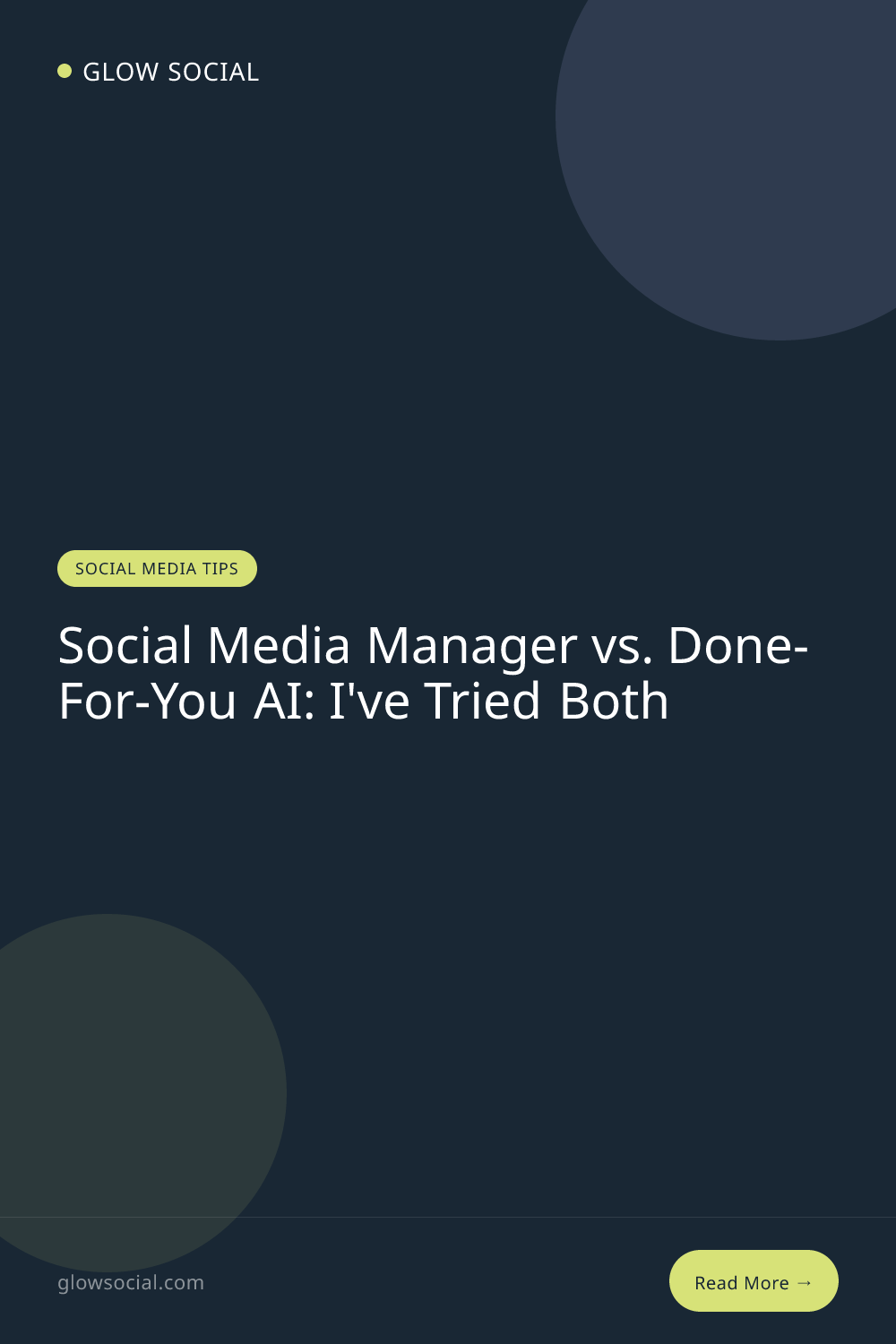 Social Media Manager vs. Done-For-You AI: I've Tried Both