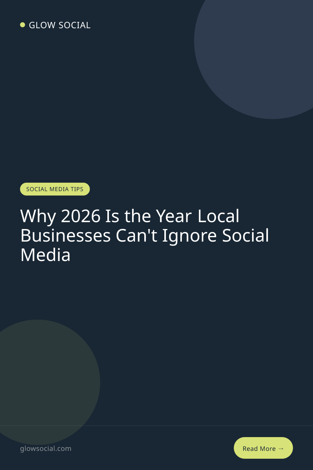 Why 2026 Is the Year Local Businesses Can't Ignore Social Media