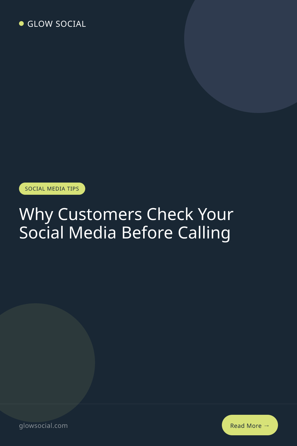 Why Customers Check Your Social Media Before Calling