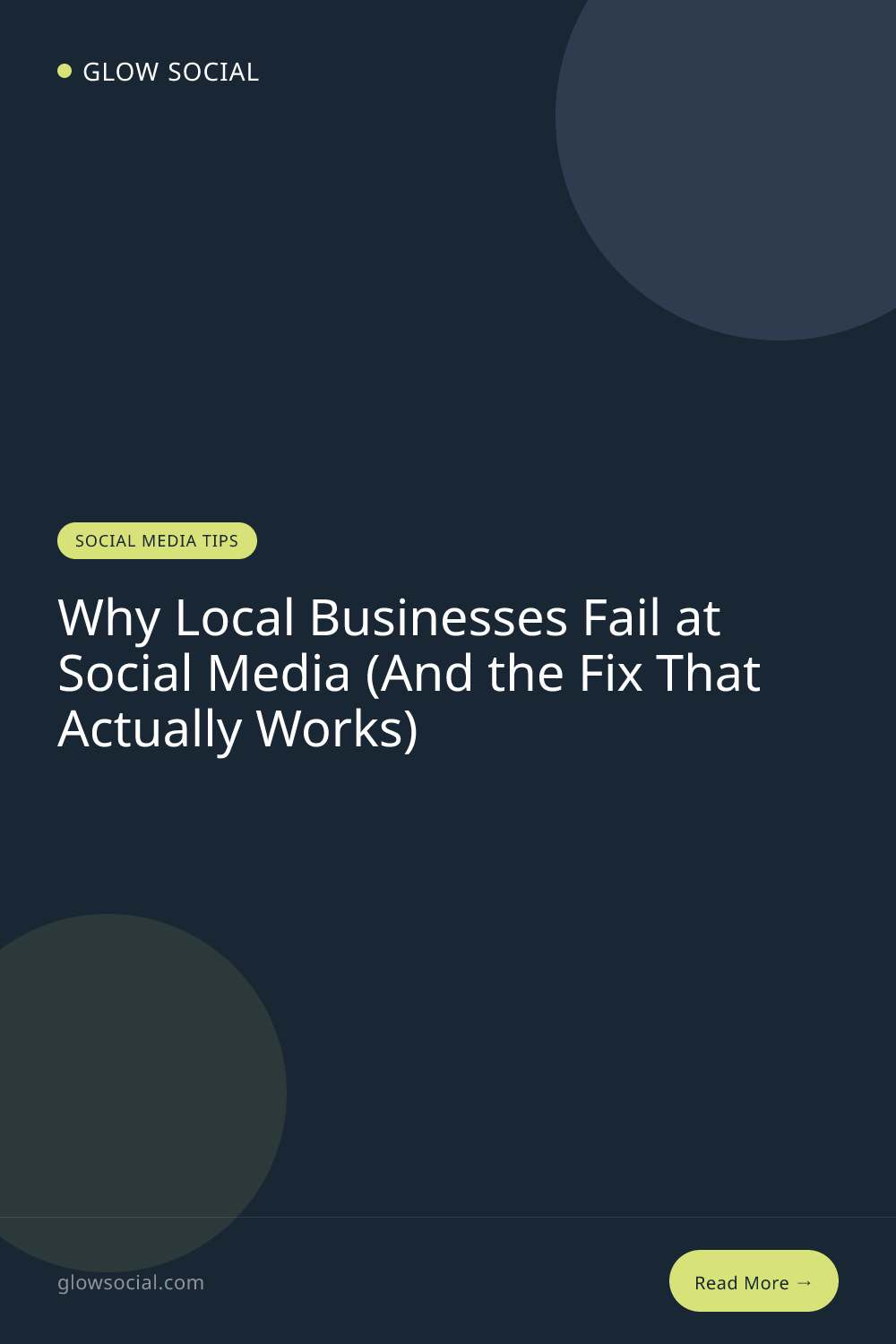 Why Local Businesses Fail at Social Media (And the Fix That Actually Works)