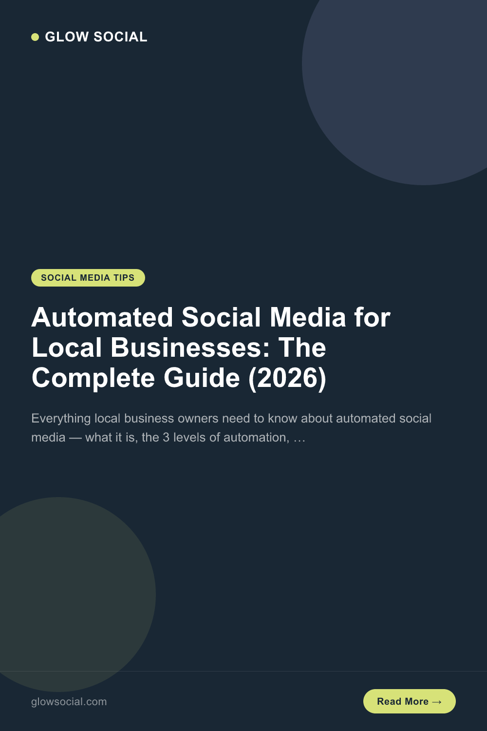 Automated Social Media for Local Businesses: The Complete Guide (2026)