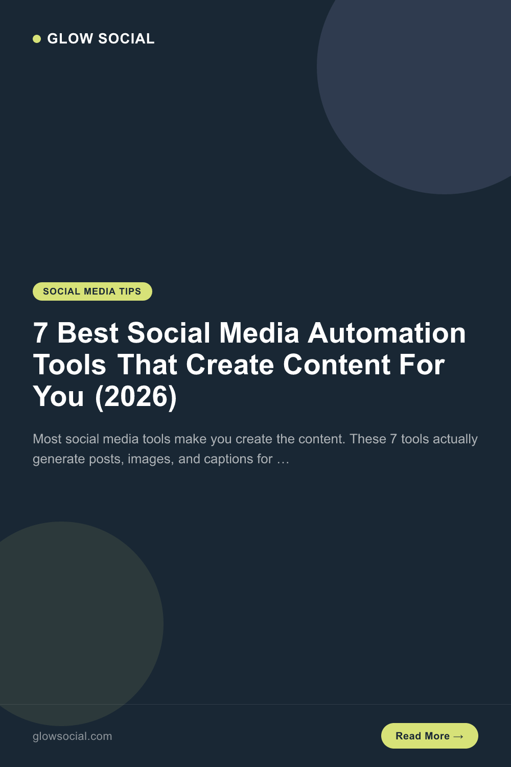 7 Best Social Media Automation Tools That Create Content For You (2026)