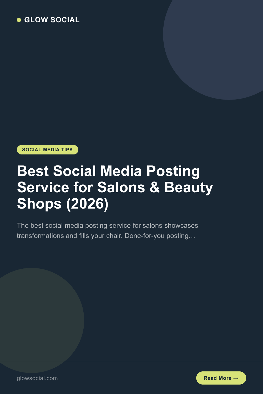 Best Social Media Posting Service for Salons & Beauty Shops (2026)