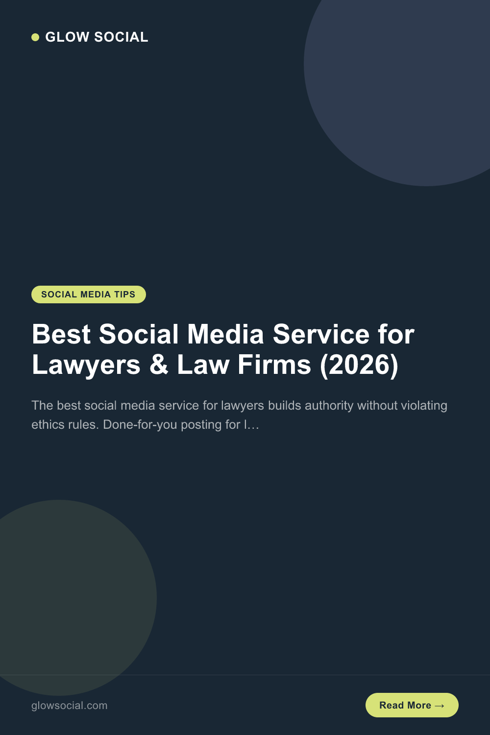 Best Social Media Service for Lawyers & Law Firms (2026)