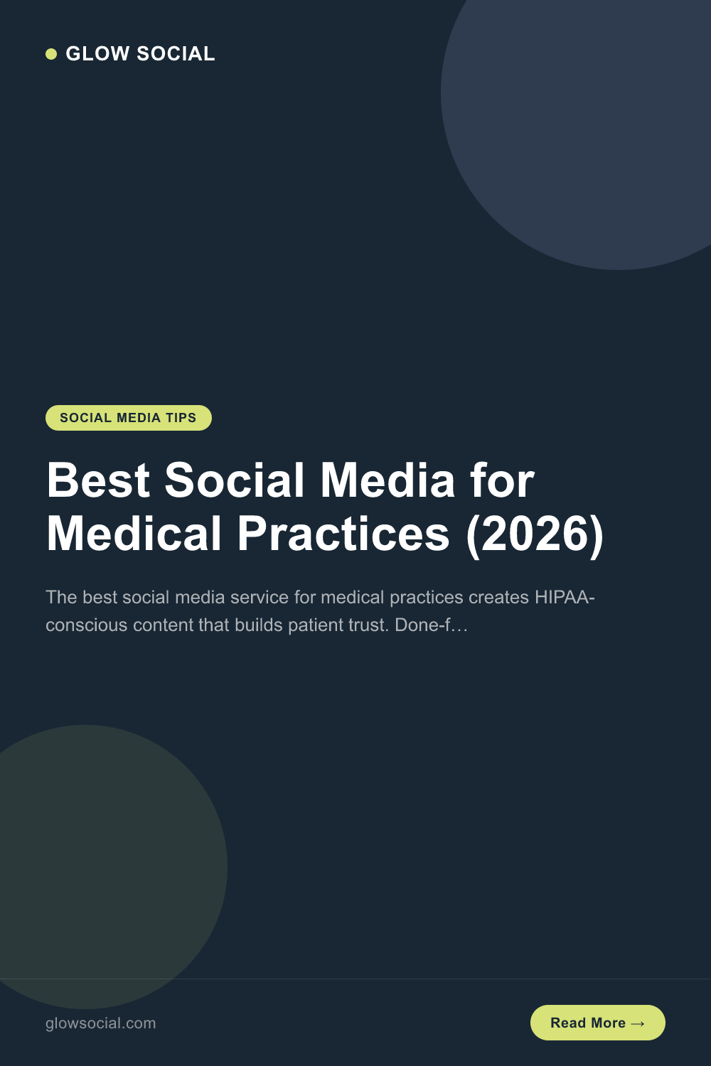 Best Social Media for Medical Practices (2026)
