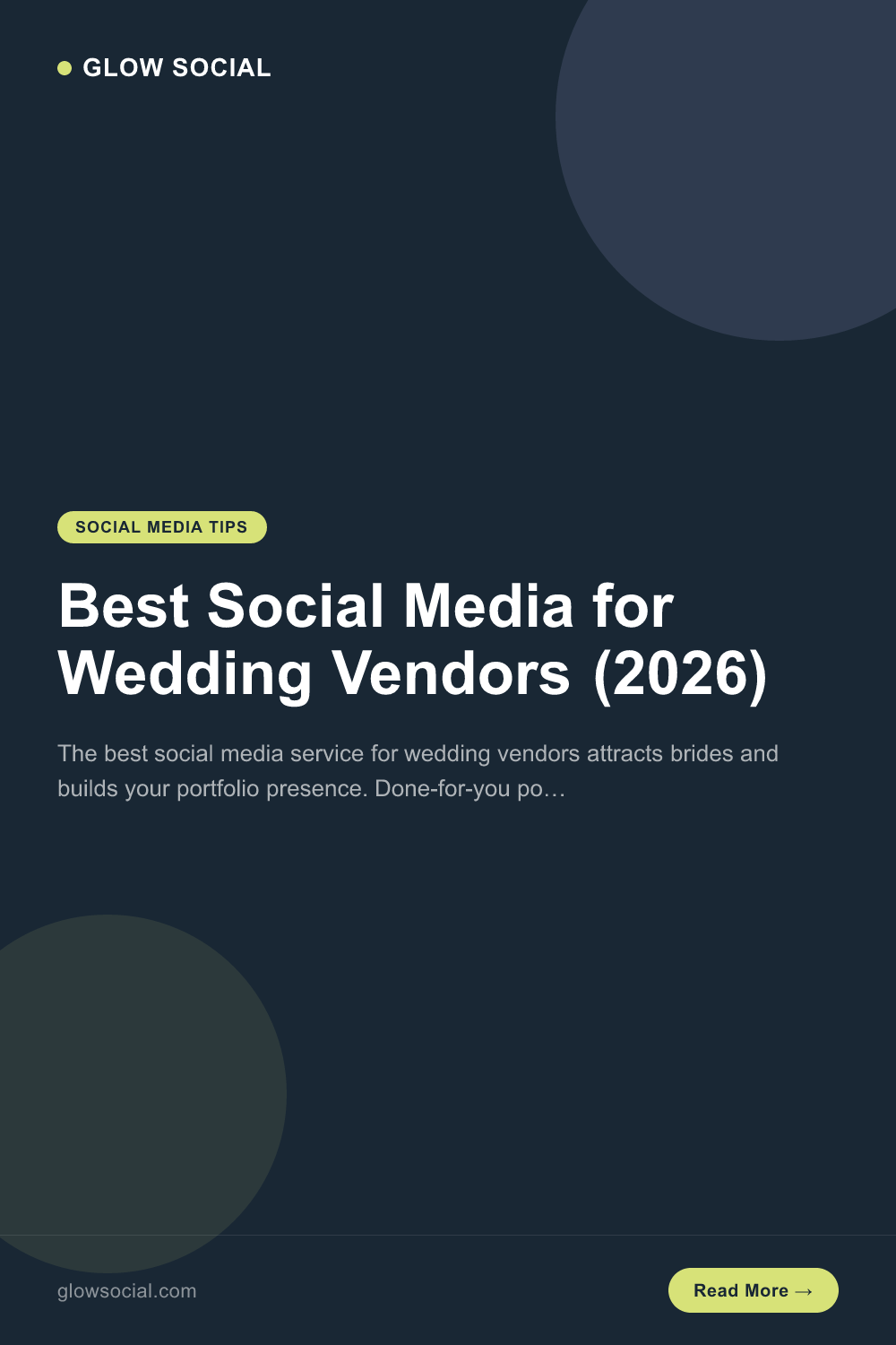 Best Social Media for Wedding Vendors (2026)