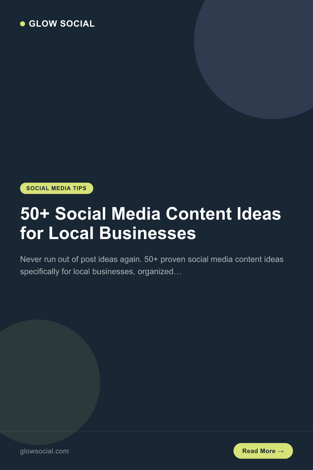 50+ Social Media Content Ideas for Local Businesses