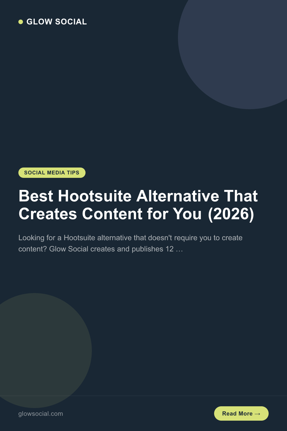 Best Hootsuite Alternative That Creates Content for You (2026)