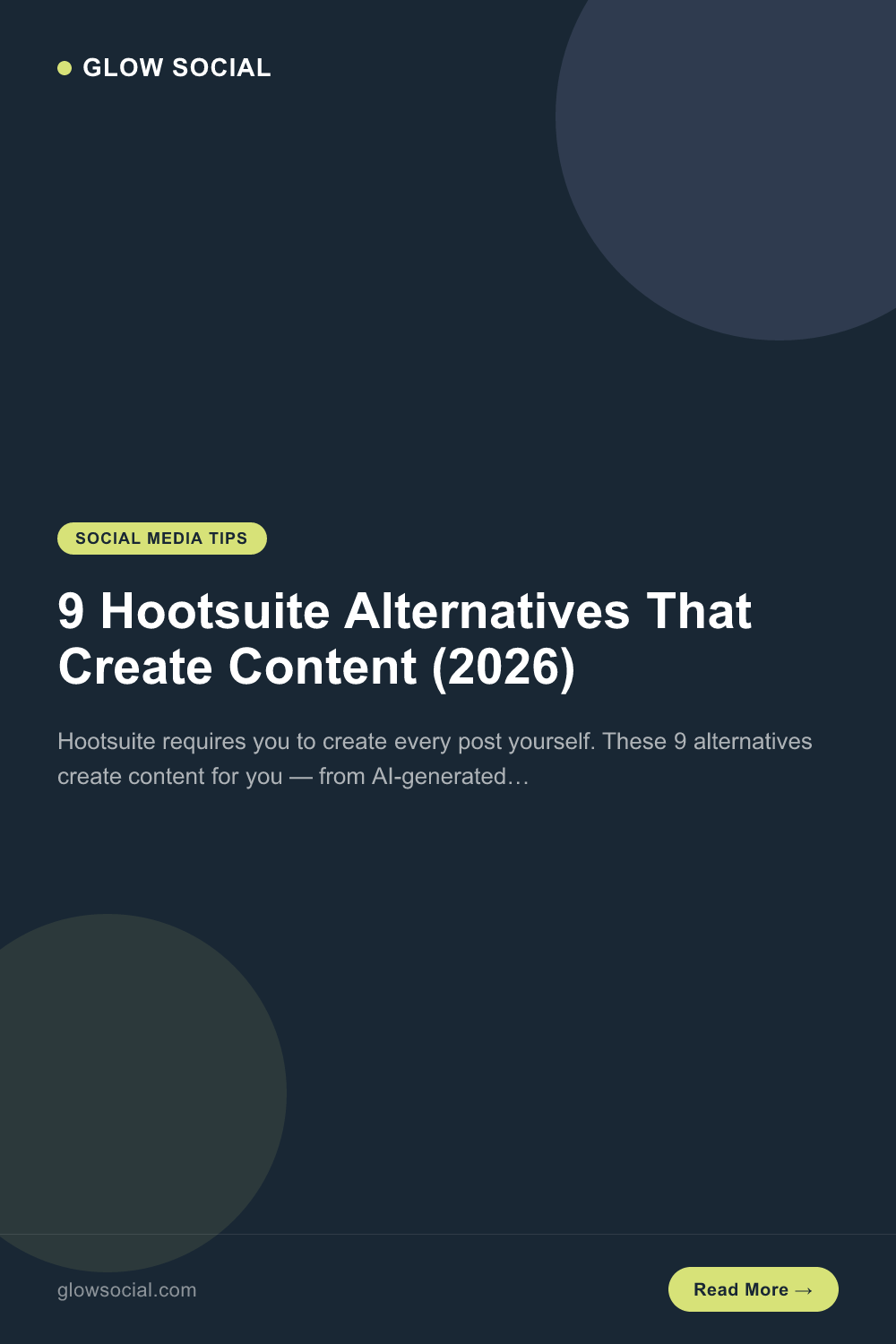 9 Hootsuite Alternatives That Create Content (2026)