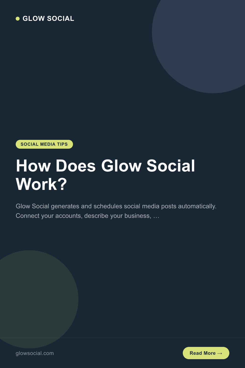 How Does Glow Social Work?