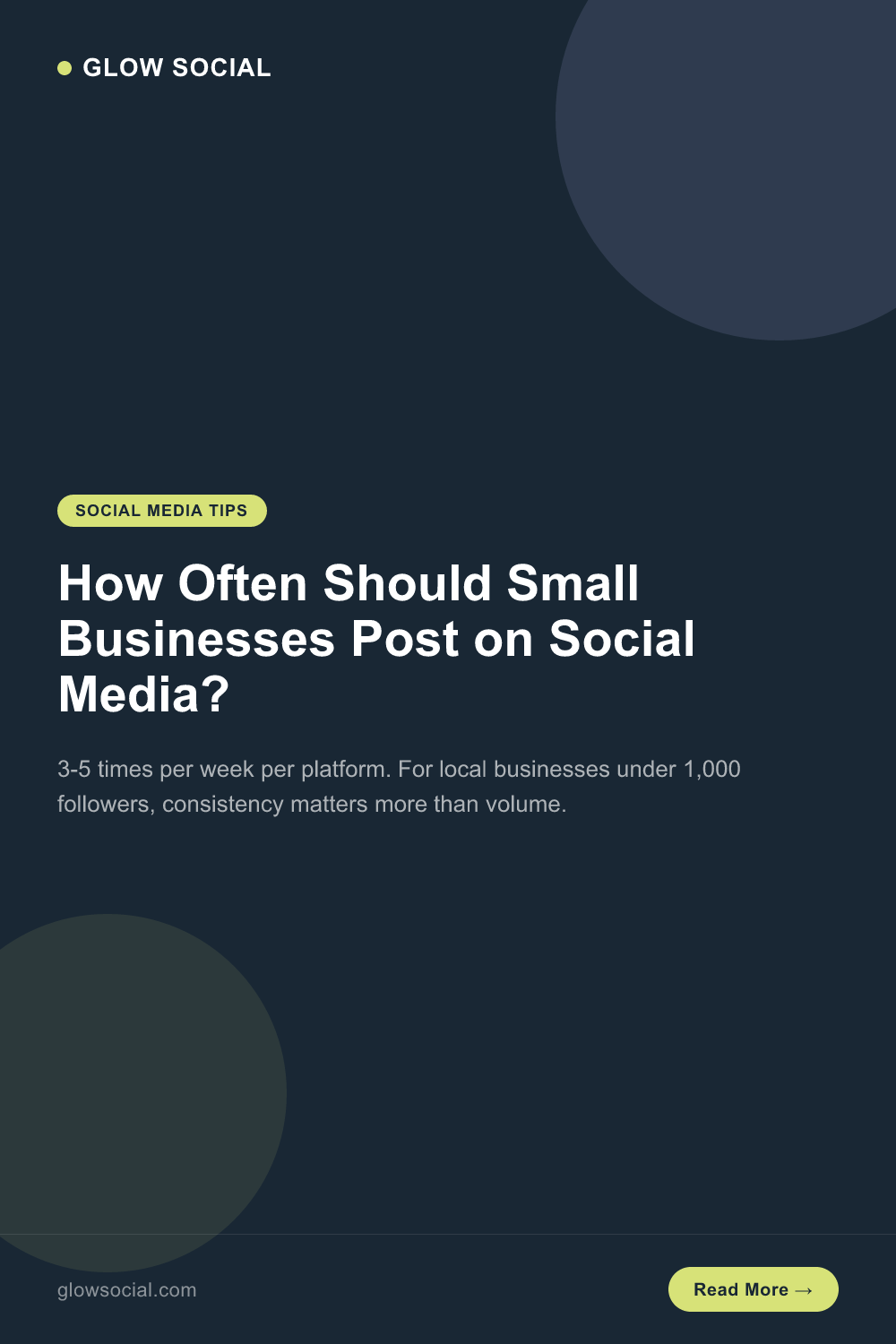How Often Should Small Businesses Post on Social Media?
