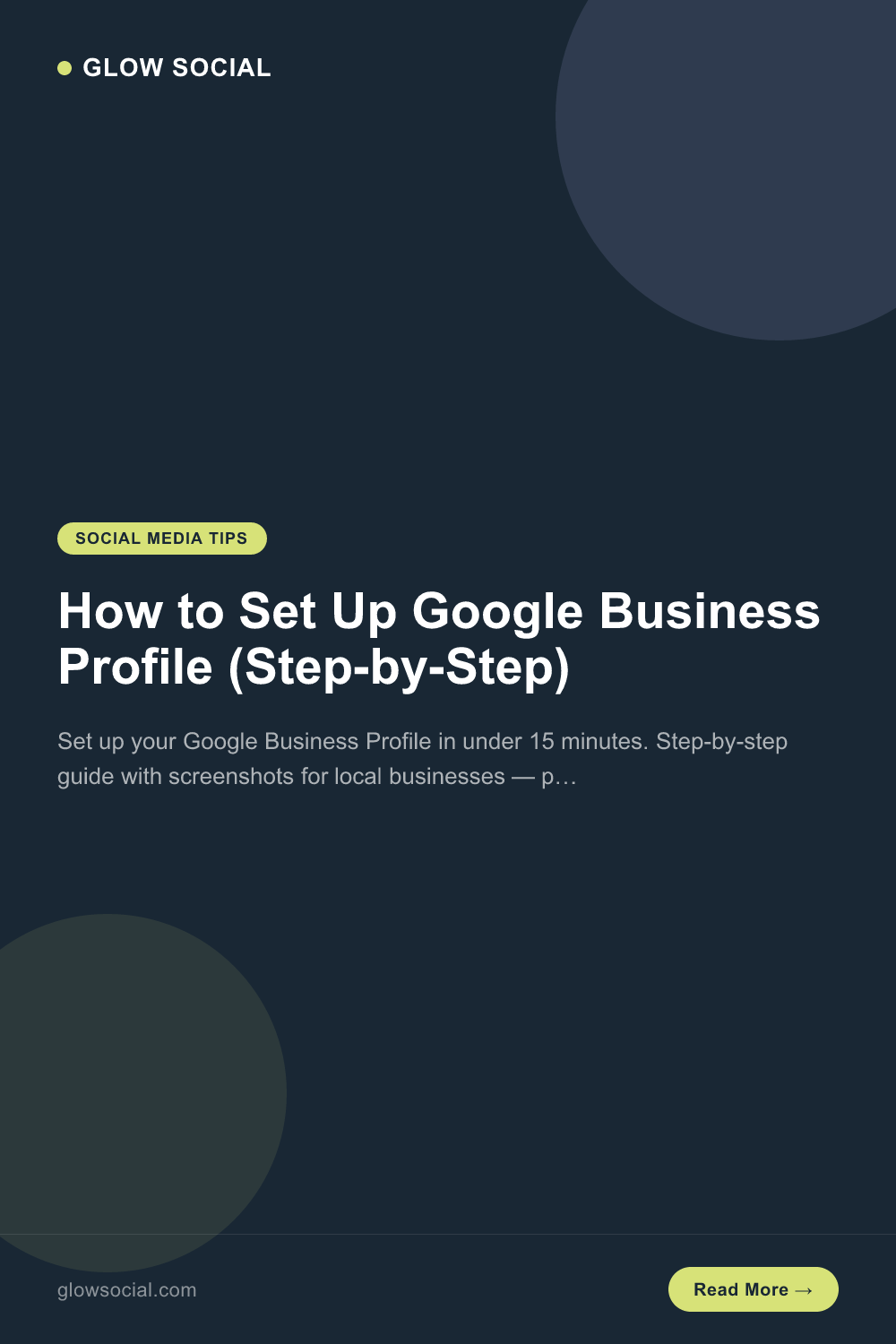 How to Set Up Google Business Profile (Step-by-Step)