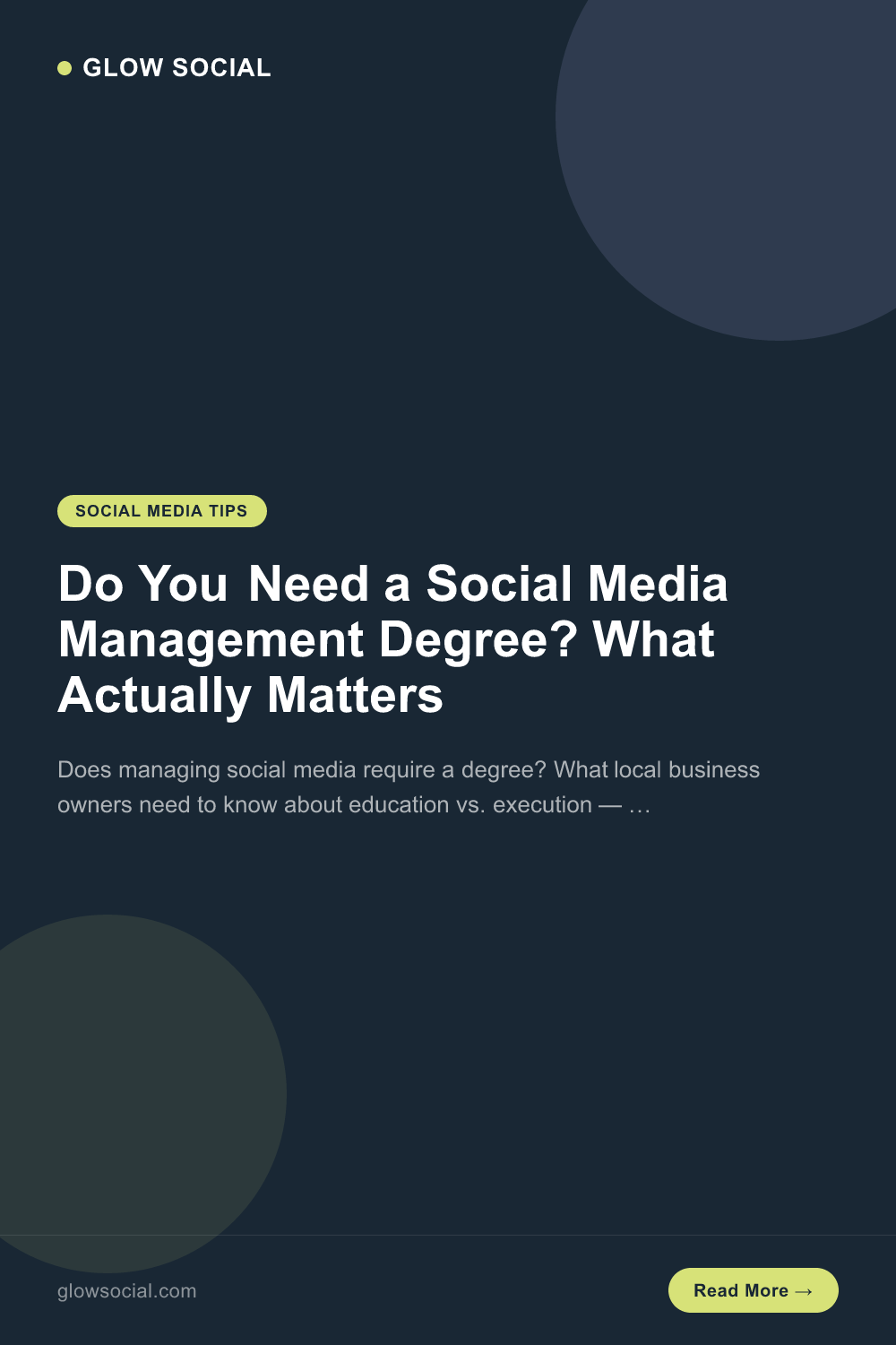 Do You Need a Social Media Management Degree? What Actually Matters