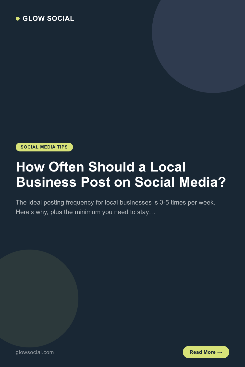 How Often Should a Local Business Post on Social Media?