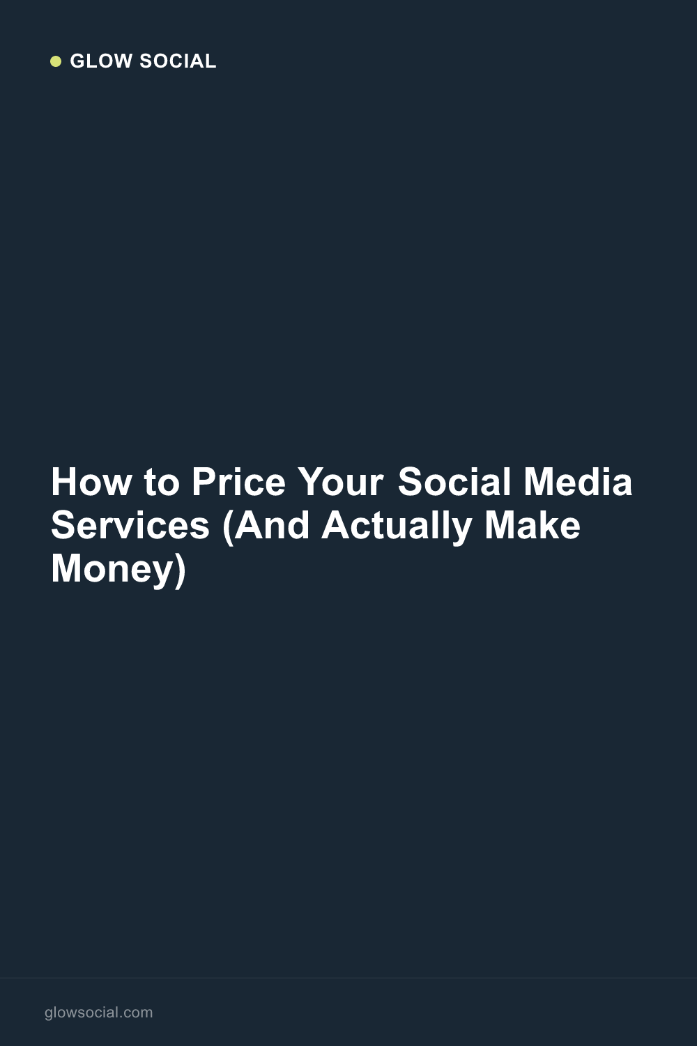 How to Price Your Social Media Services (And Actually Make Money)
