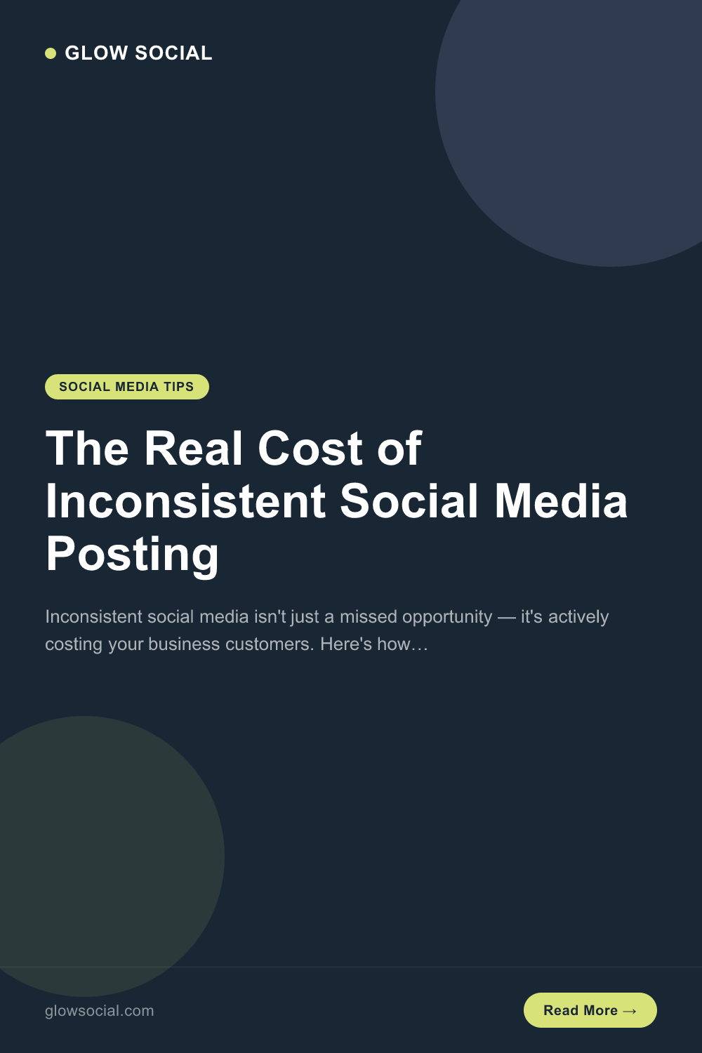 The Real Cost of Inconsistent Social Media Posting