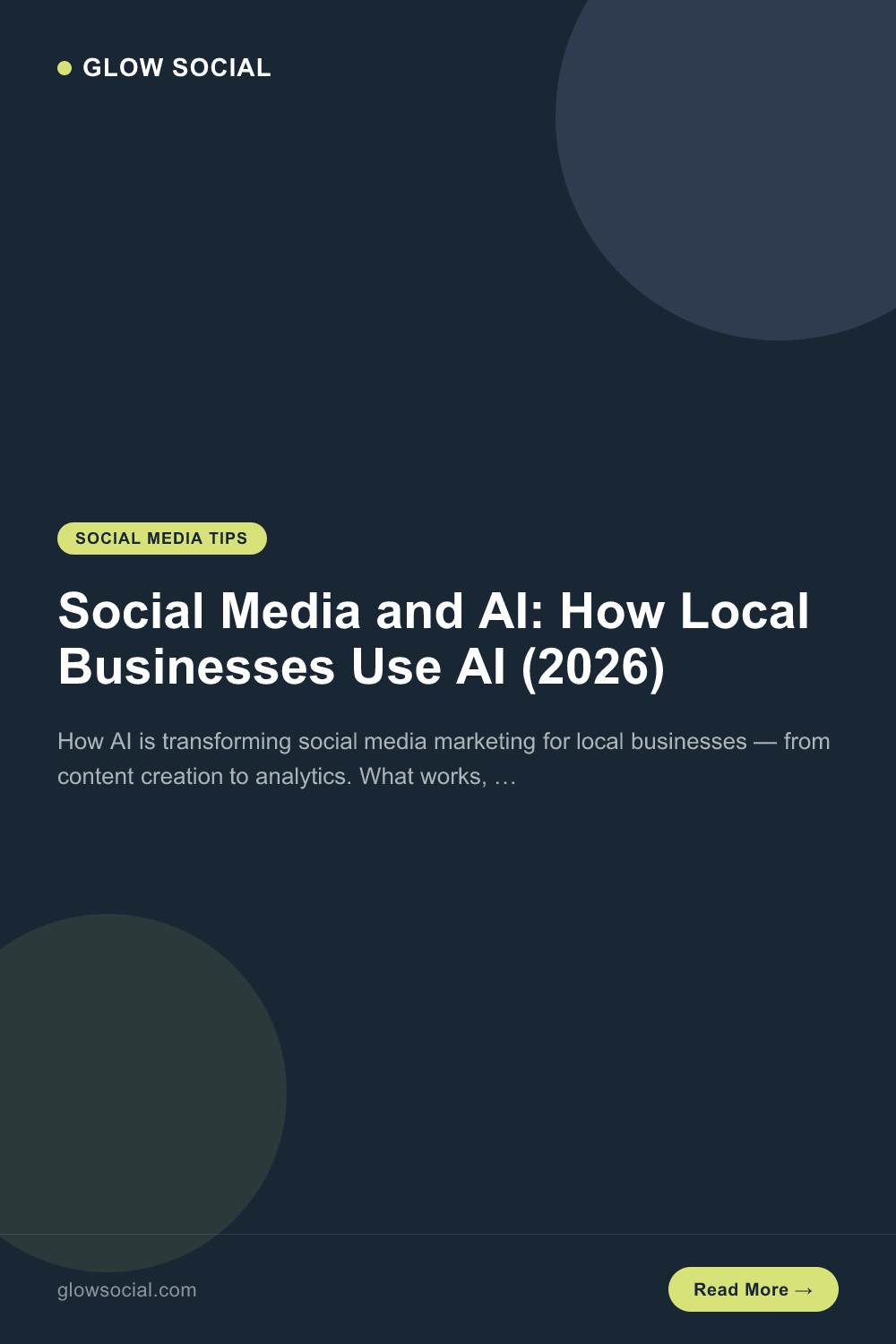 Social Media and AI: How Local Businesses Use AI (2026)