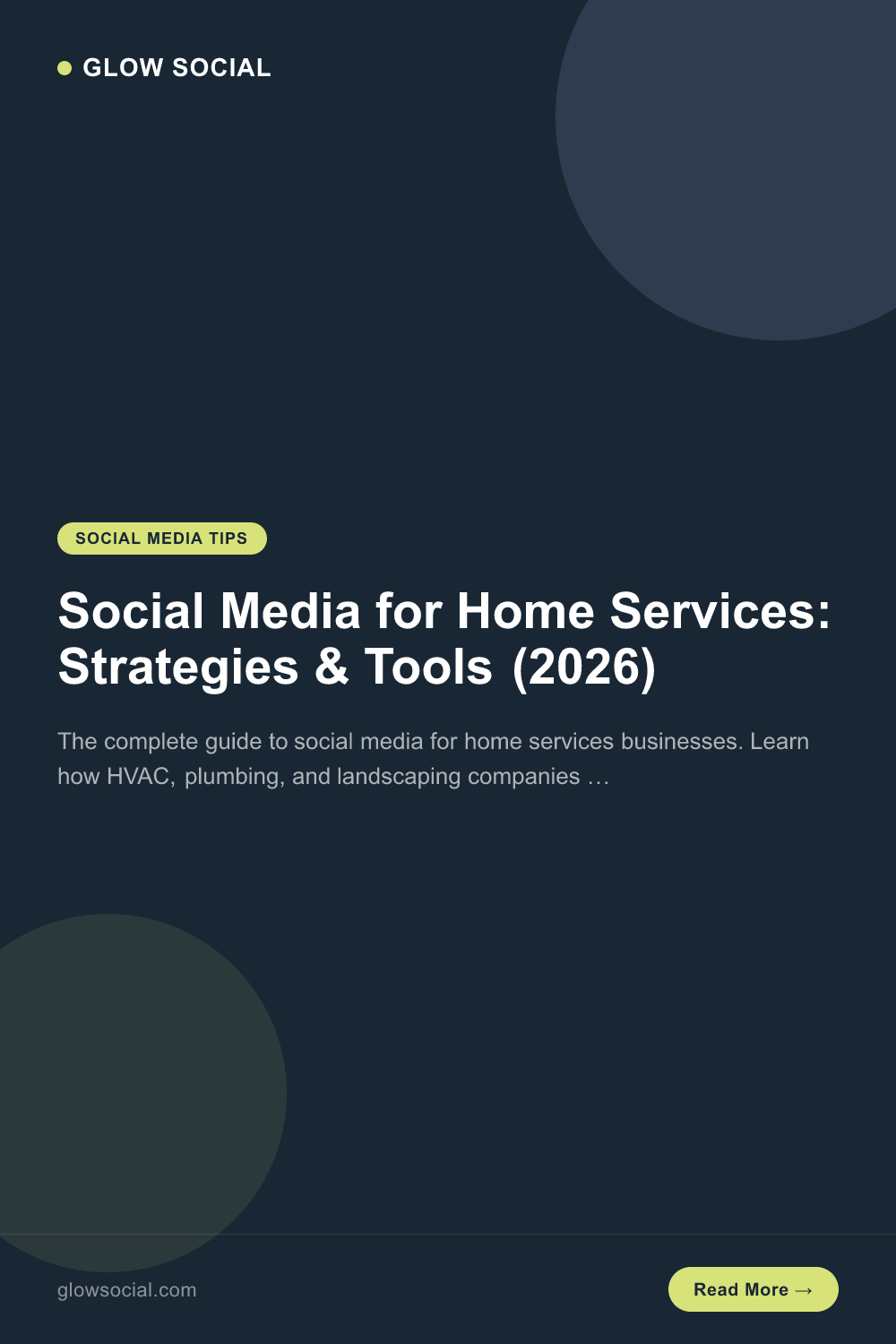 Social Media for Home Services: Strategies & Tools (2026)