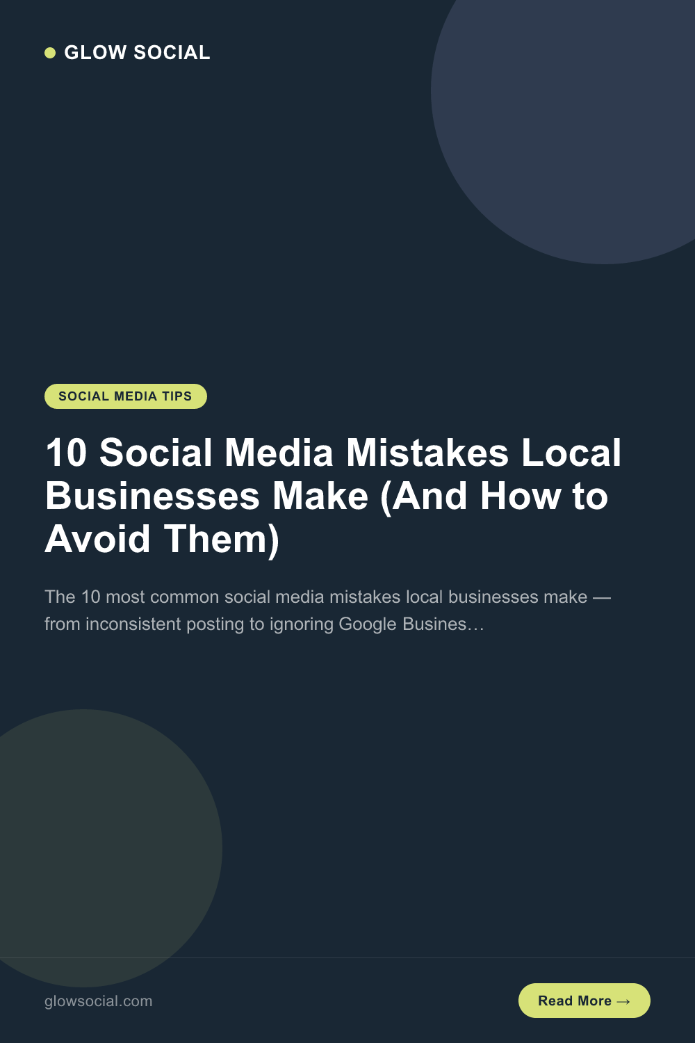 10 Social Media Mistakes Local Businesses Make (And How to Avoid Them)