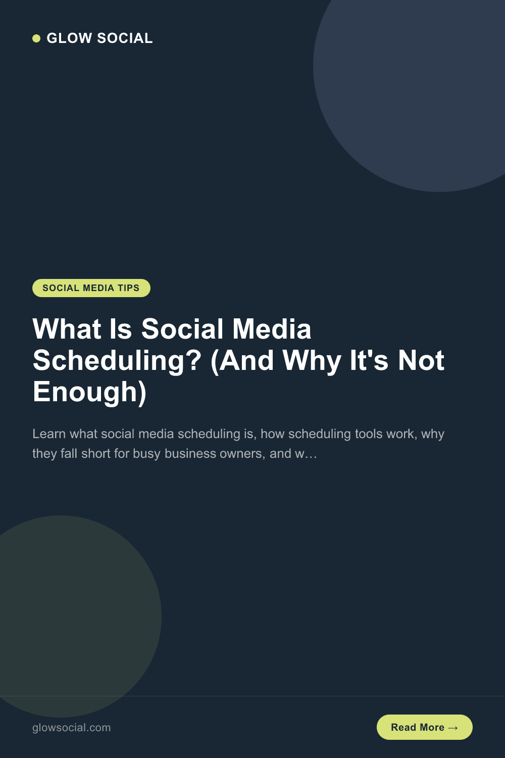 What Is Social Media Scheduling? (And Why It's Not Enough)