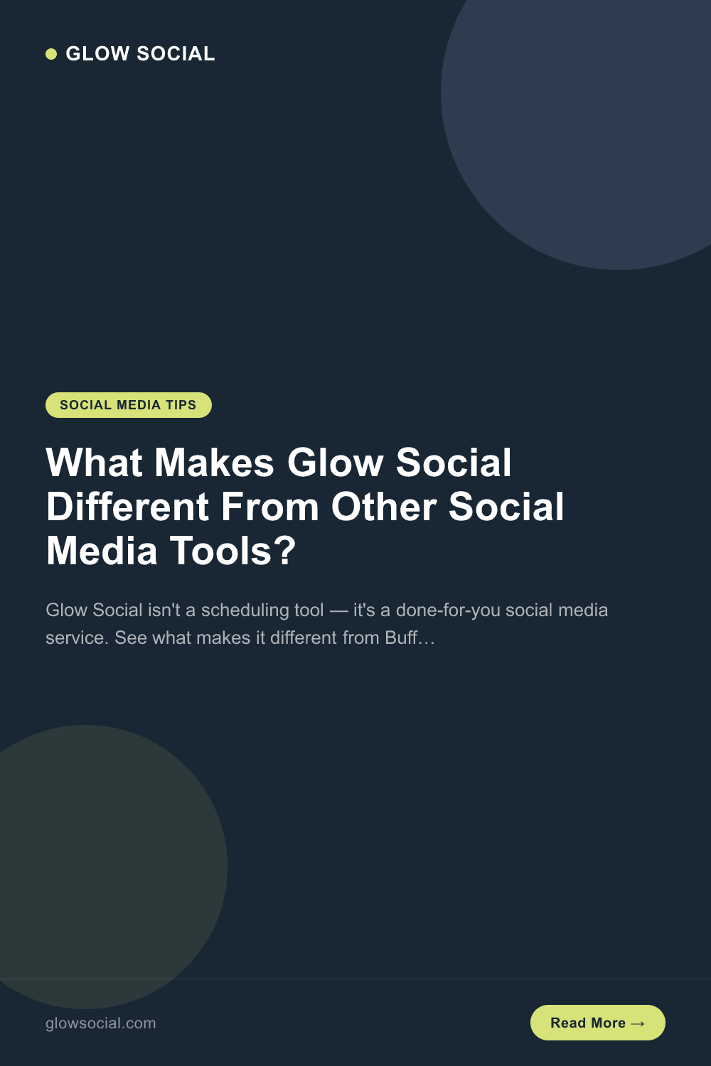 What Makes Glow Social Different From Other Social Media Tools?